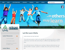 Tablet Screenshot of letmelearnmalta.org